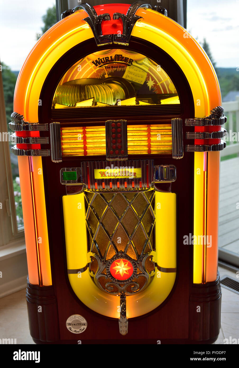 Wurlitzer automatic One More Time 101 CD player jukebox Stock Photo