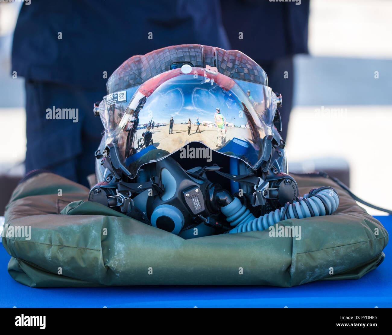 US Navy Blue Angels helmet Stock Photo