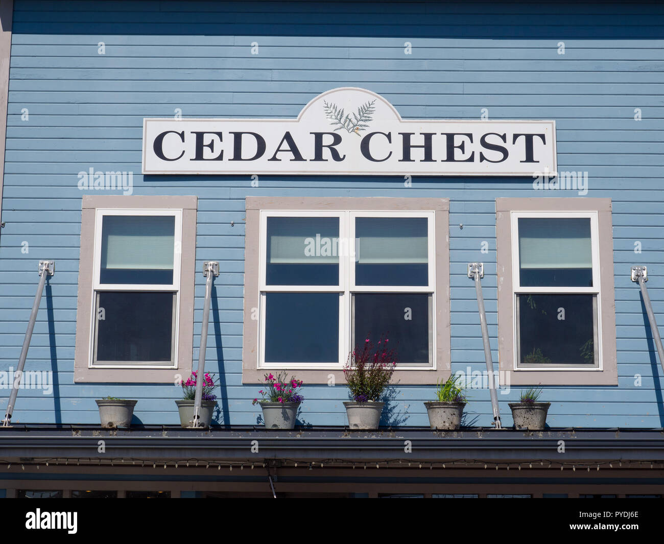 Cedar Chest Ketchikan Stock Photo Alamy