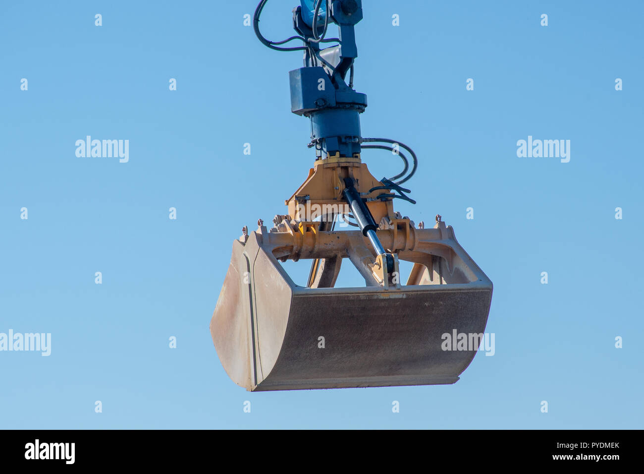 Large mechanical grabber Stock Photo