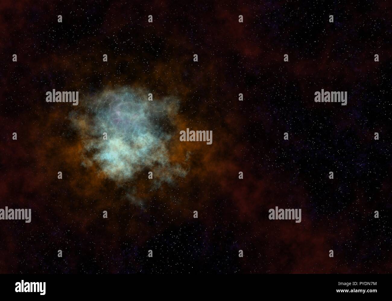 Illustration Starry Nebula Colorful Outer Space background Stock Photo ...