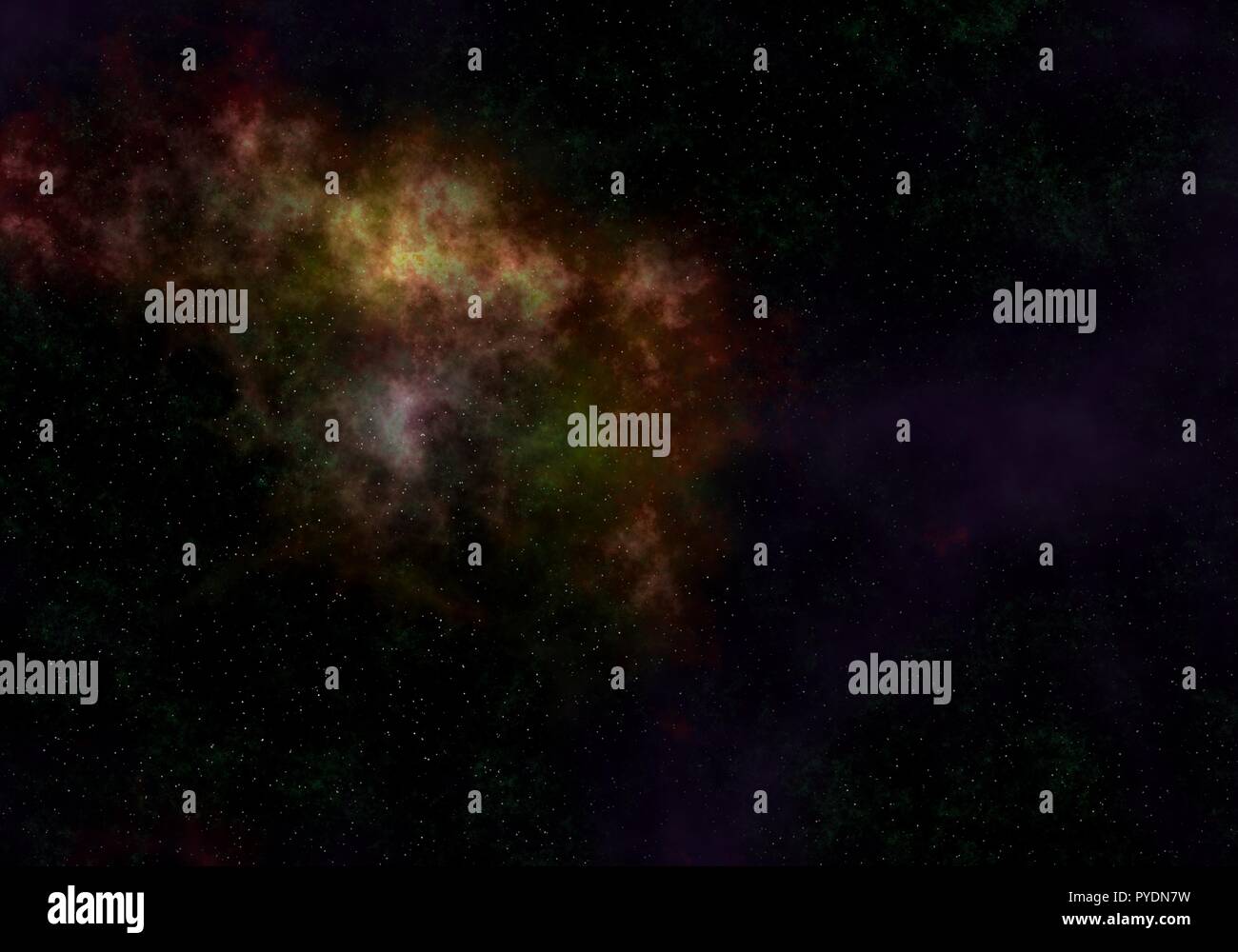 Illustration Starry Nebula Colorful Outer Space background Stock Photo ...