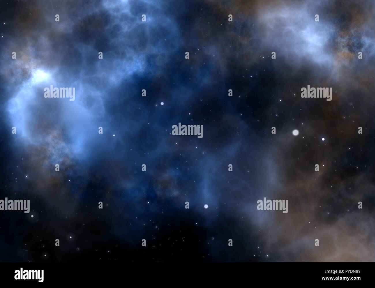 Illustration Starry Nebula Colorful Outer Space background Stock Photo ...
