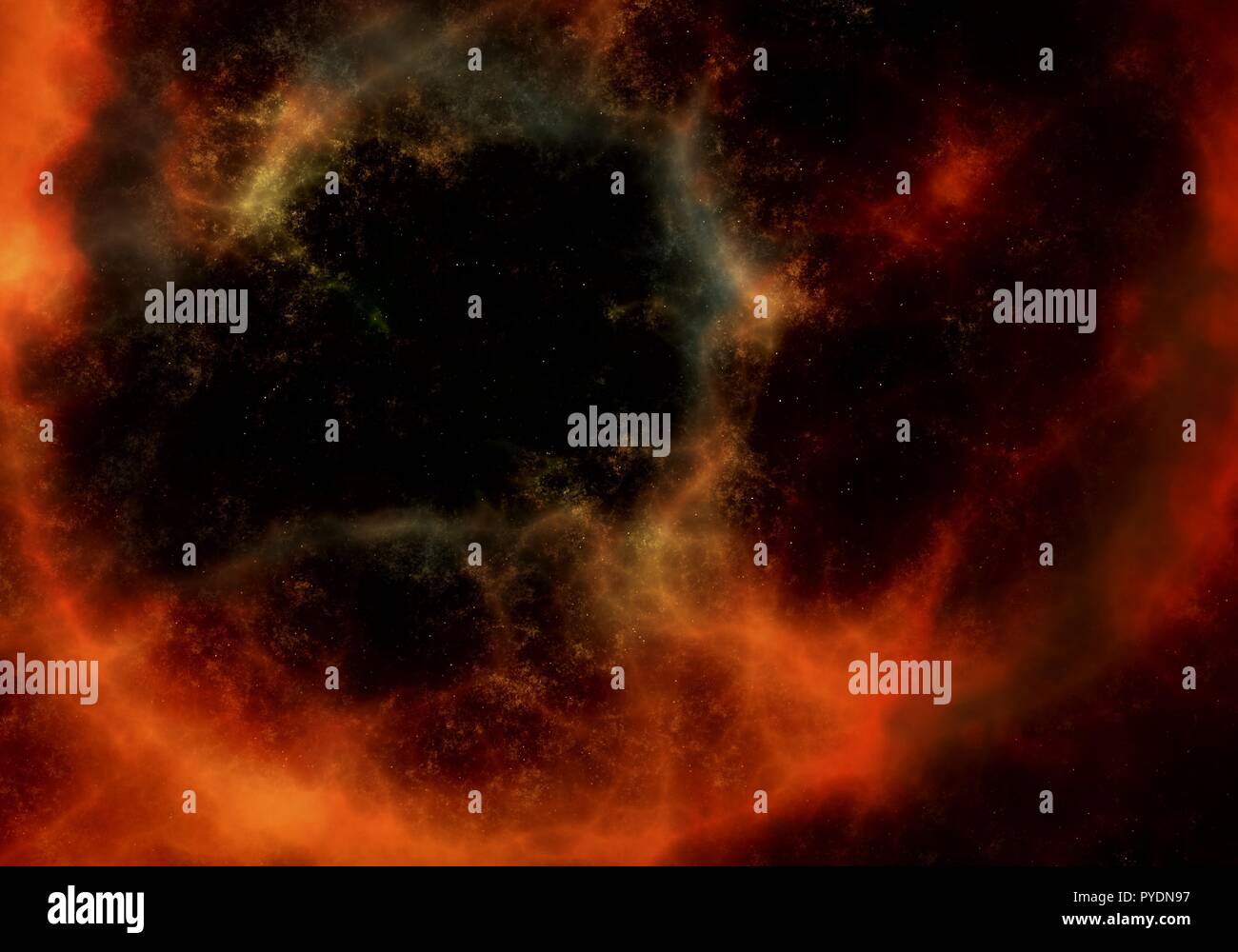 Illustration Starry Nebula Colorful Outer Space background Stock Photo ...