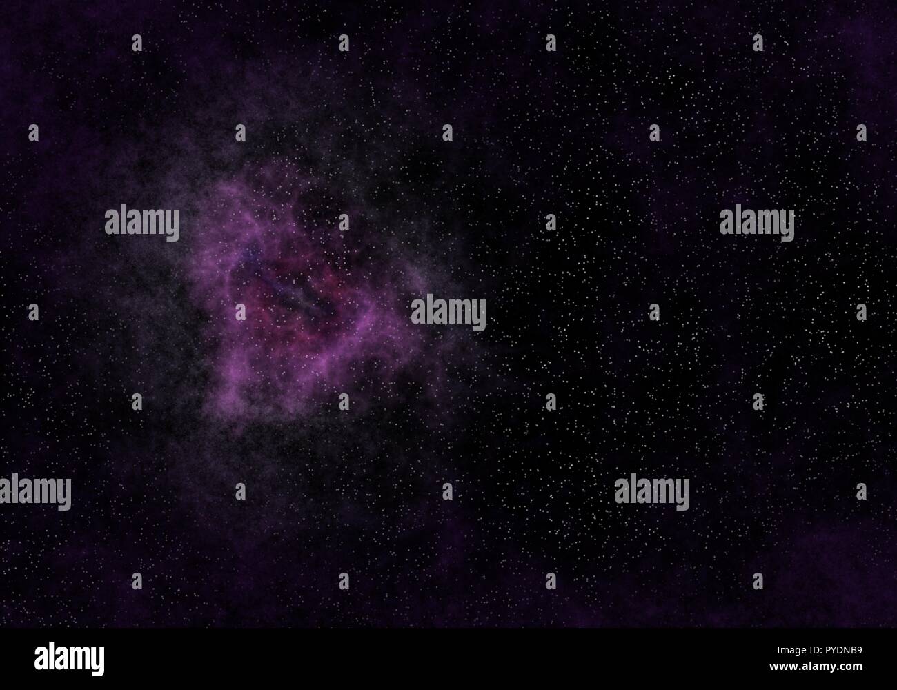 Starry Nebula Colorful Outer Space background illustration Stock Photo ...