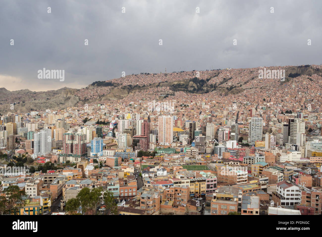 Cityscape of la paz hi-res stock photography and images - Alamy