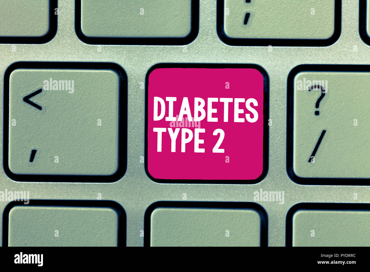 Conceptual hand writing showing Diabetes Type 2. Business photo ...