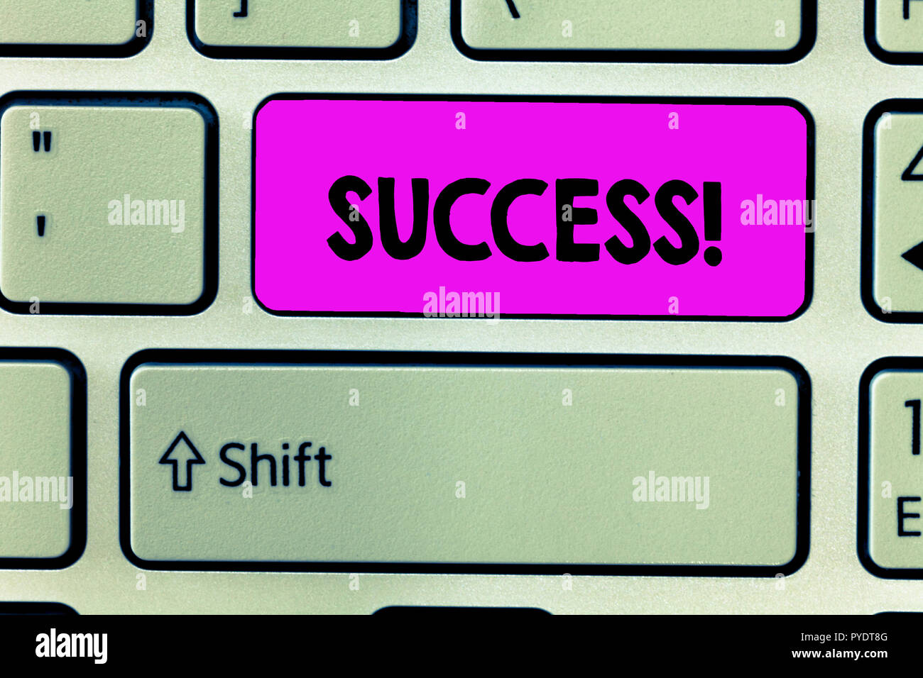 Handwriting Text Success Concept Meaning Accomplishment Aim Purpose 