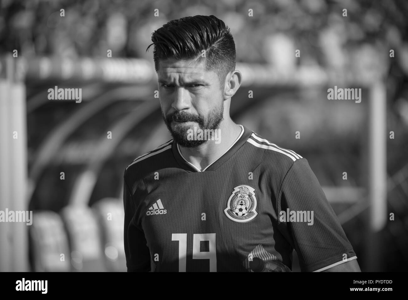 Oribe Peralta for the Mexican National Team Stock Photo
