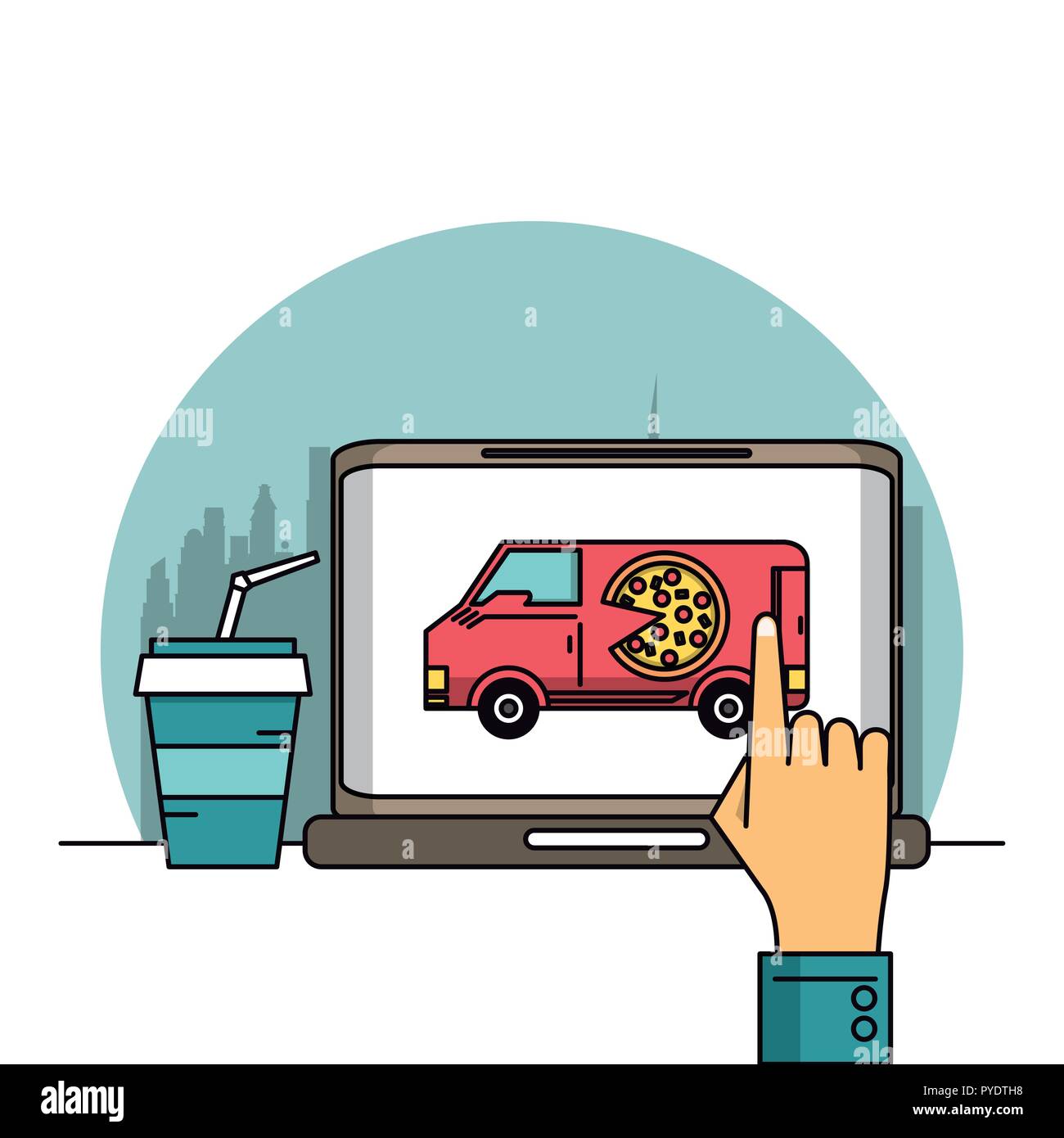 Online food order Stock Vector Image & Art Alamy