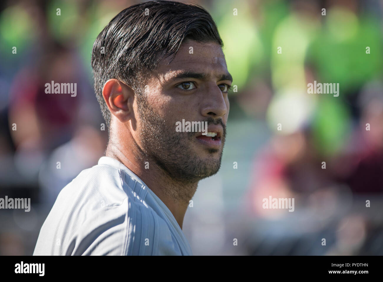 Carlos Vela looks on Stock Photo - Alamy