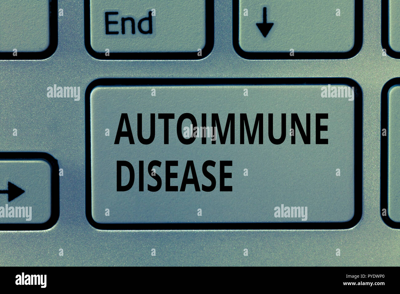 Text sign showing Autoimmune Disease. Conceptual photo Unusual antibodies that target their own