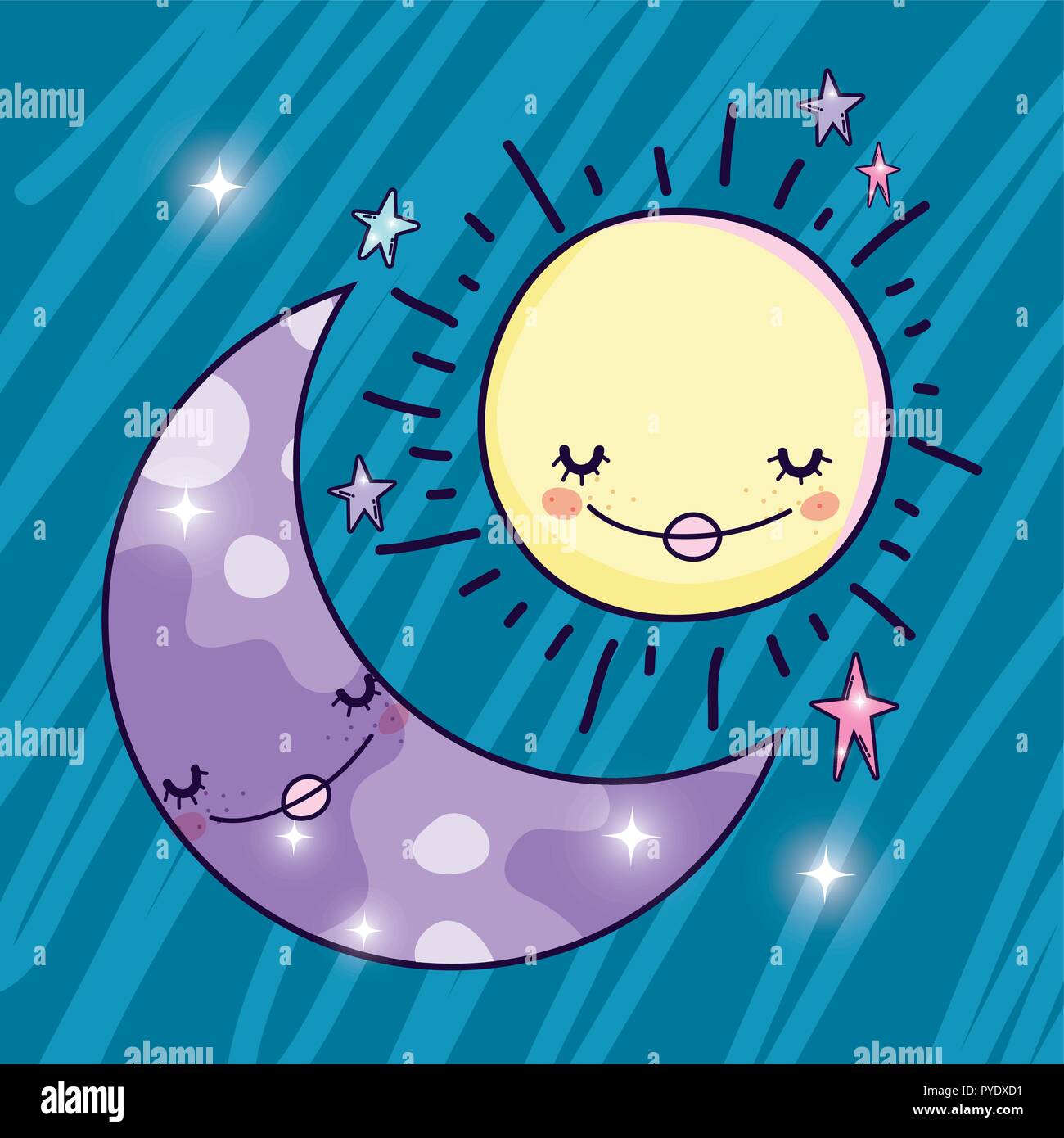 Sun Moon Stars High Resolution Stock Photography And Images Alamy