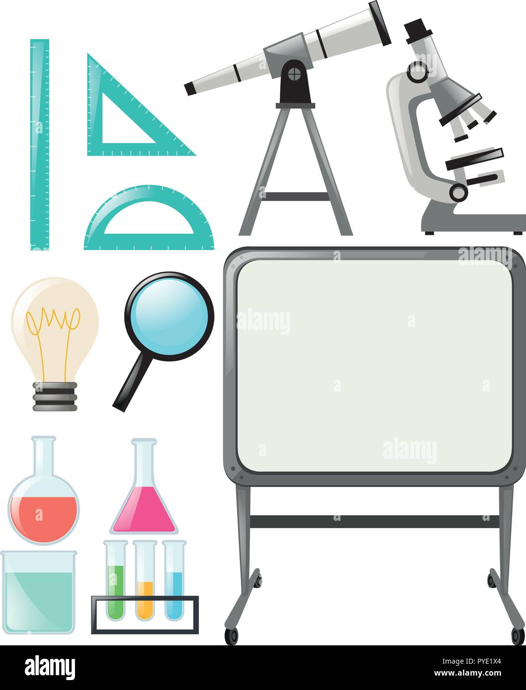 Drawing tools science Stock Vector Images - Alamy