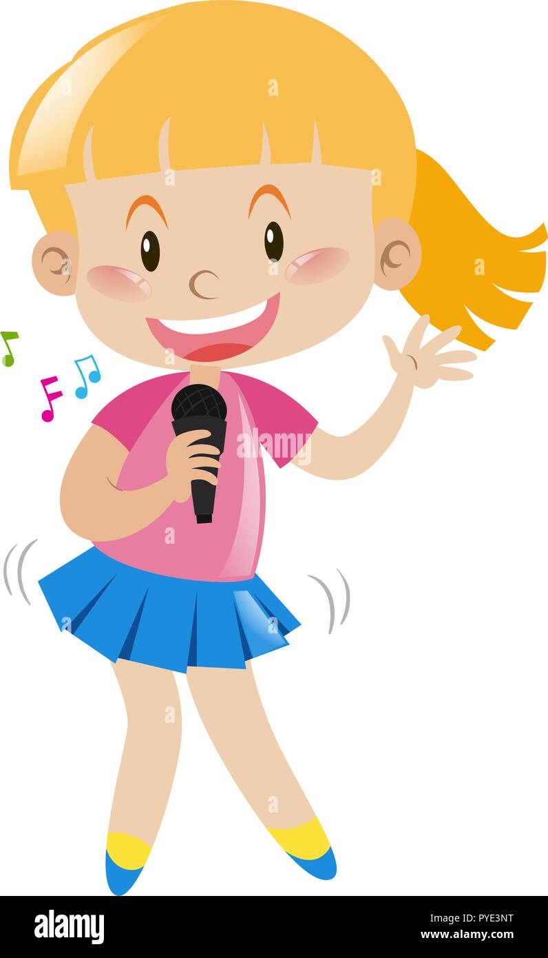 The art of singing and dancing Stock Vector Images - Alamy