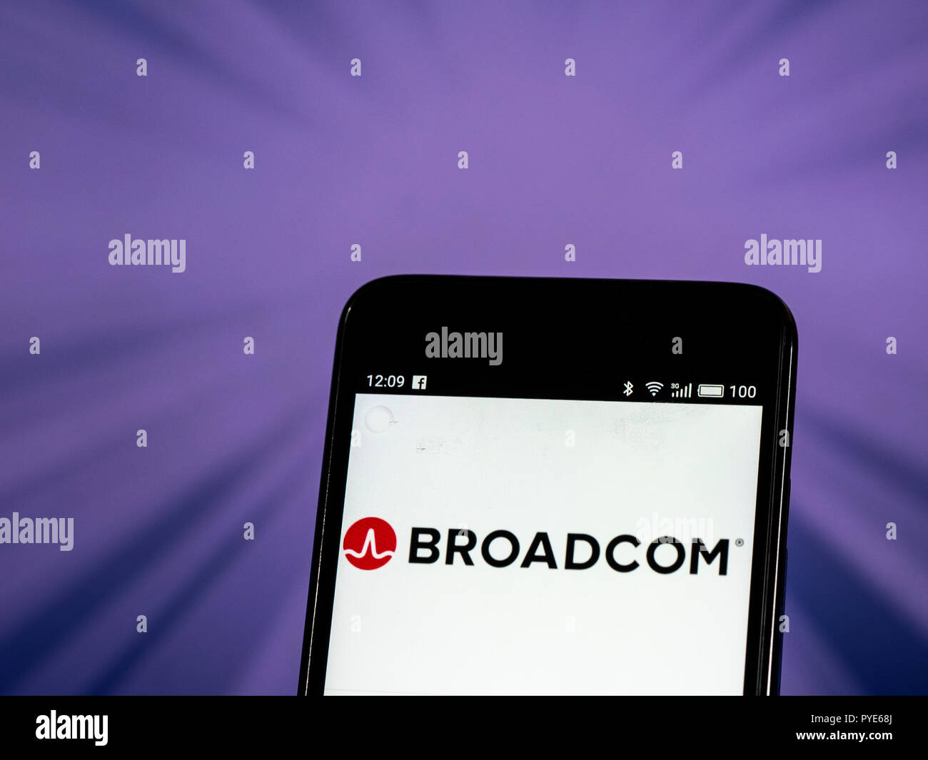 Inc Semiconductor company logo seen displayed on smart phone