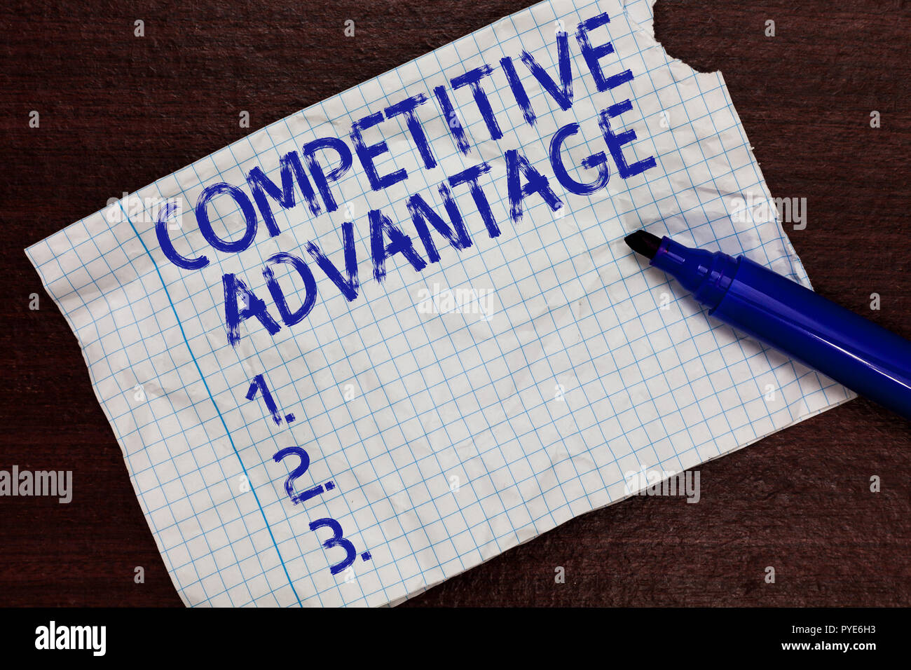 Writing note showing Competitive Advantage. Business photo showcasing ...