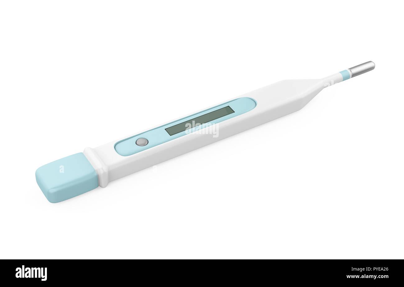 Digital Thermometer Isolated Stock Photo Alamy