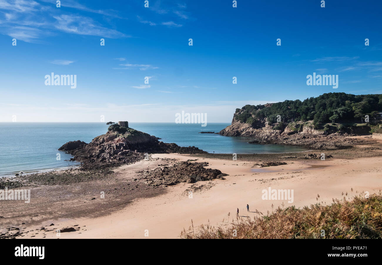 Portelet Bay, Jersey, Channel Islands, UK Stock Photo Alamy