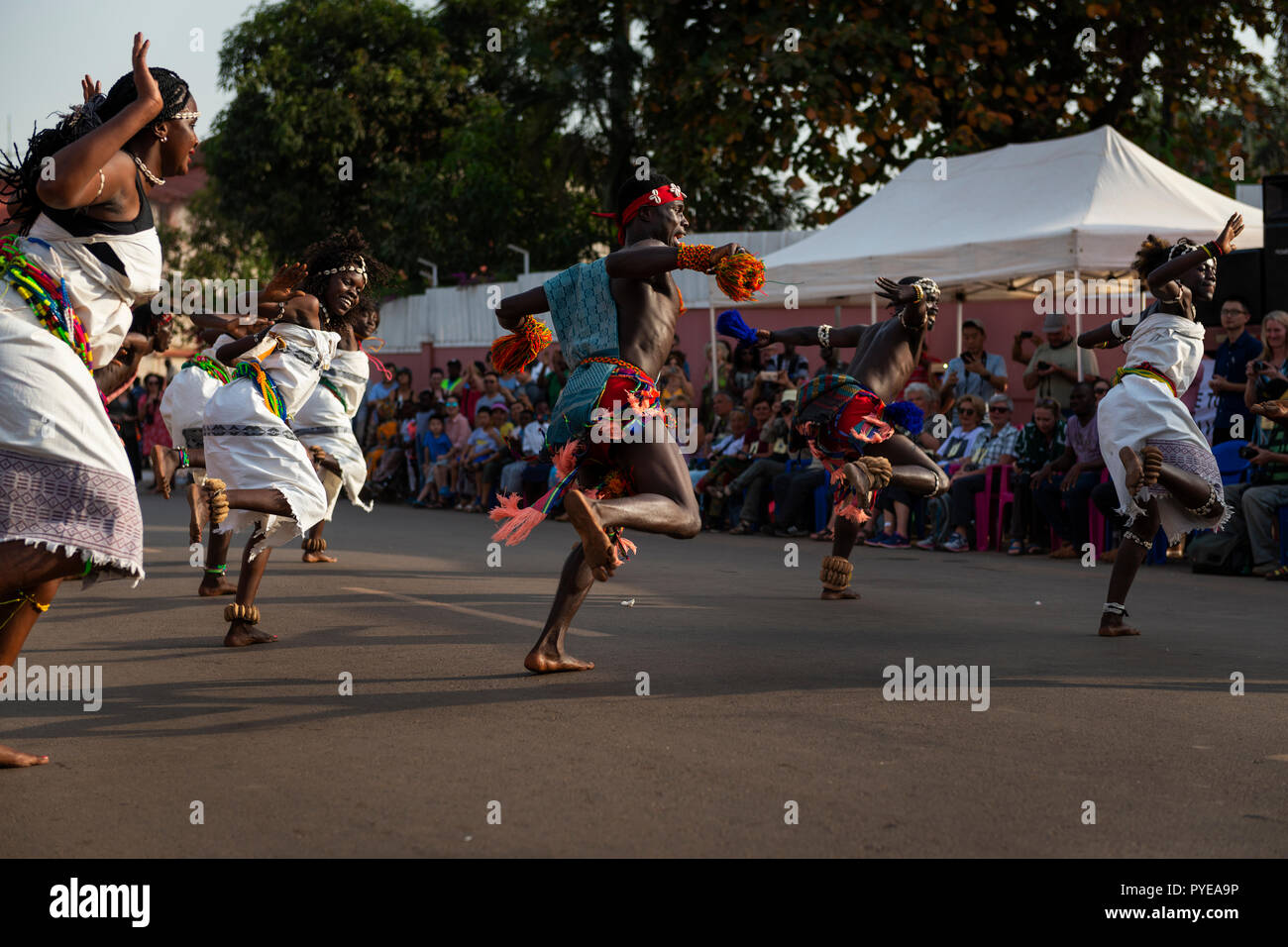 Bissau, Republic of Guinea-Bissau - February 12, 2018: Group