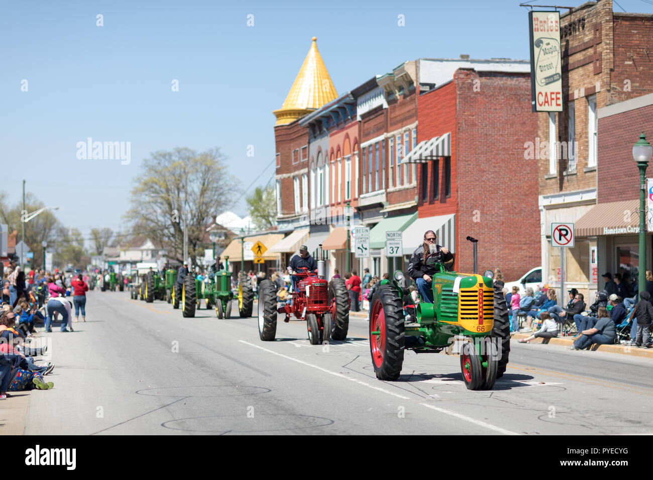 Orleans, Indiana, USA April 28, 2018 The Orleans DogWood Festival