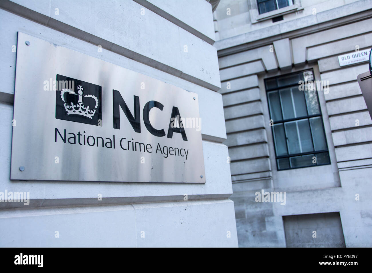 National Crime Agency Old Queen Street, Westminster, London, SW1, UK Stock Photo