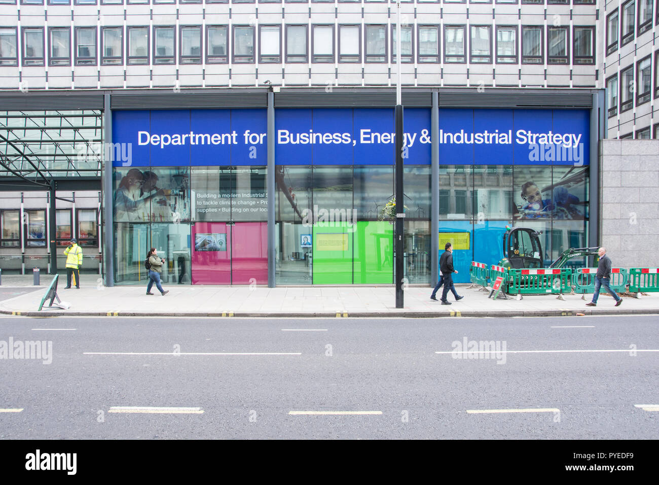 Department for Business, Energy and Industrial Strategy, Victoria Street, Westminster, London, England, UK Stock Photo