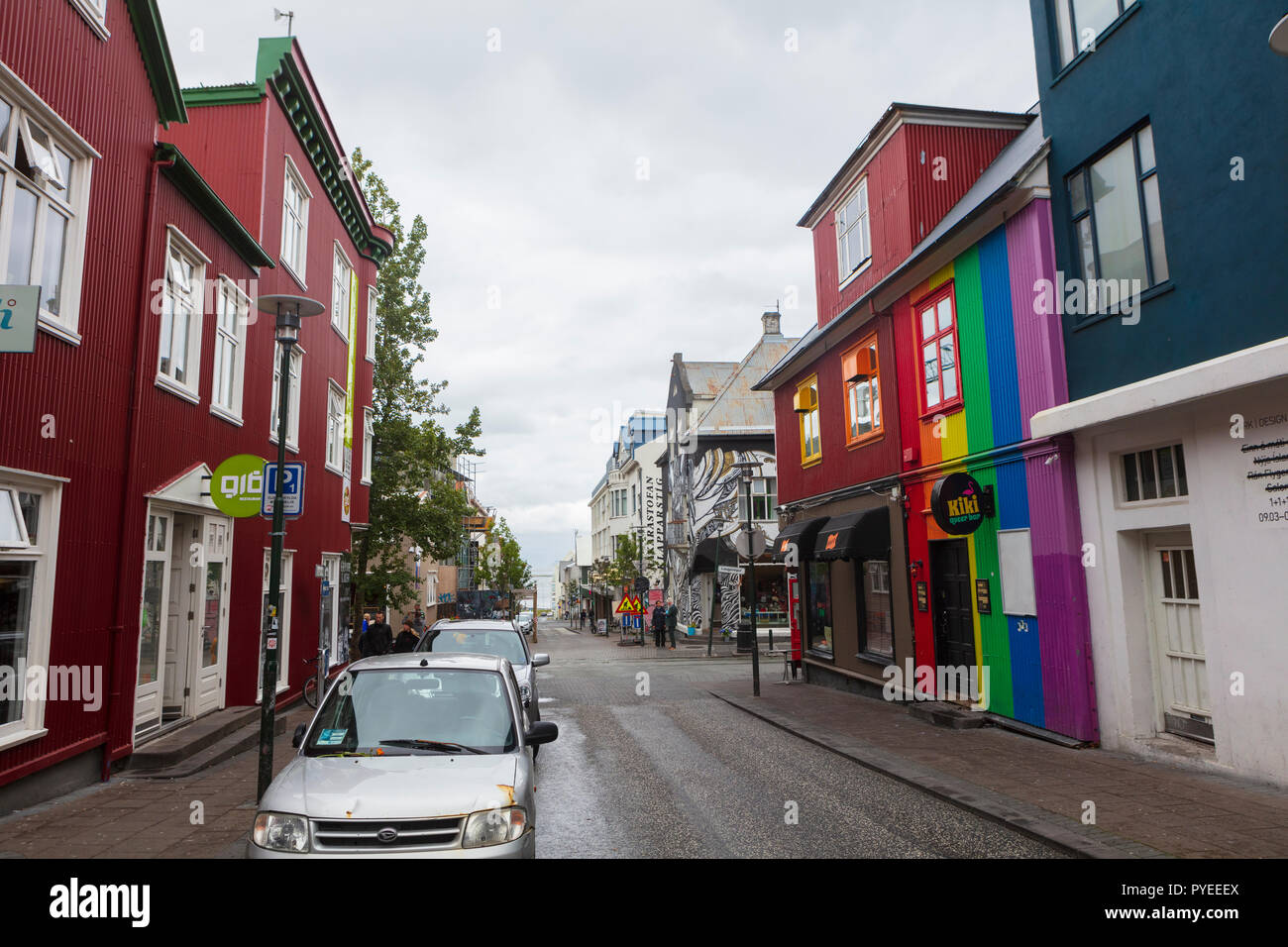 Reykjavík is the capital and largest city of Iceland. Stock Photo