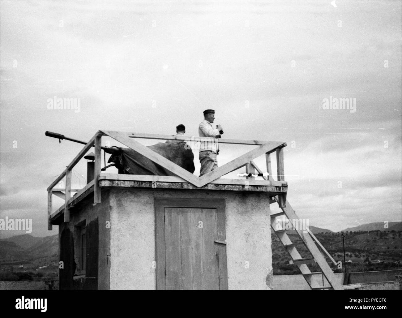 Wehrmacht Luftwaffe Flak 30 2 cm / 20 mm – German Air Force Anti Aircraft Gun 2cm / 20mm Stock Photo