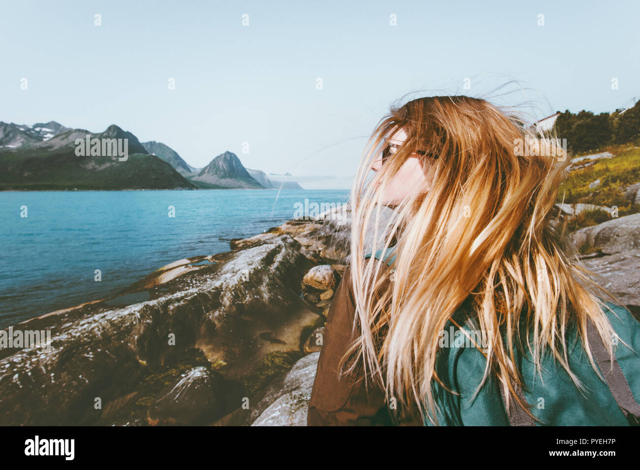 Wind Hair Woman High Resolution Stock Photography and Images - Alamy