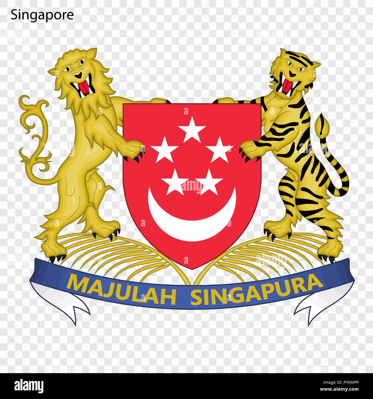 Symbol of Singapore. National emblem Stock Vector Image & Art Alamy