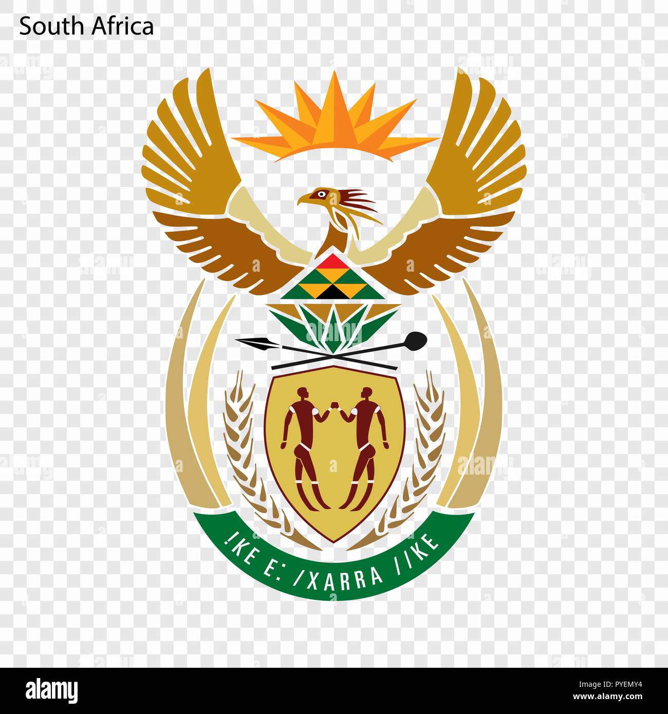 Symbol Of South Africa National Emblem Stock Vector Image Art Alamy symbol-of-south-africa-national-emblem-stock-vector-image-art-alamy