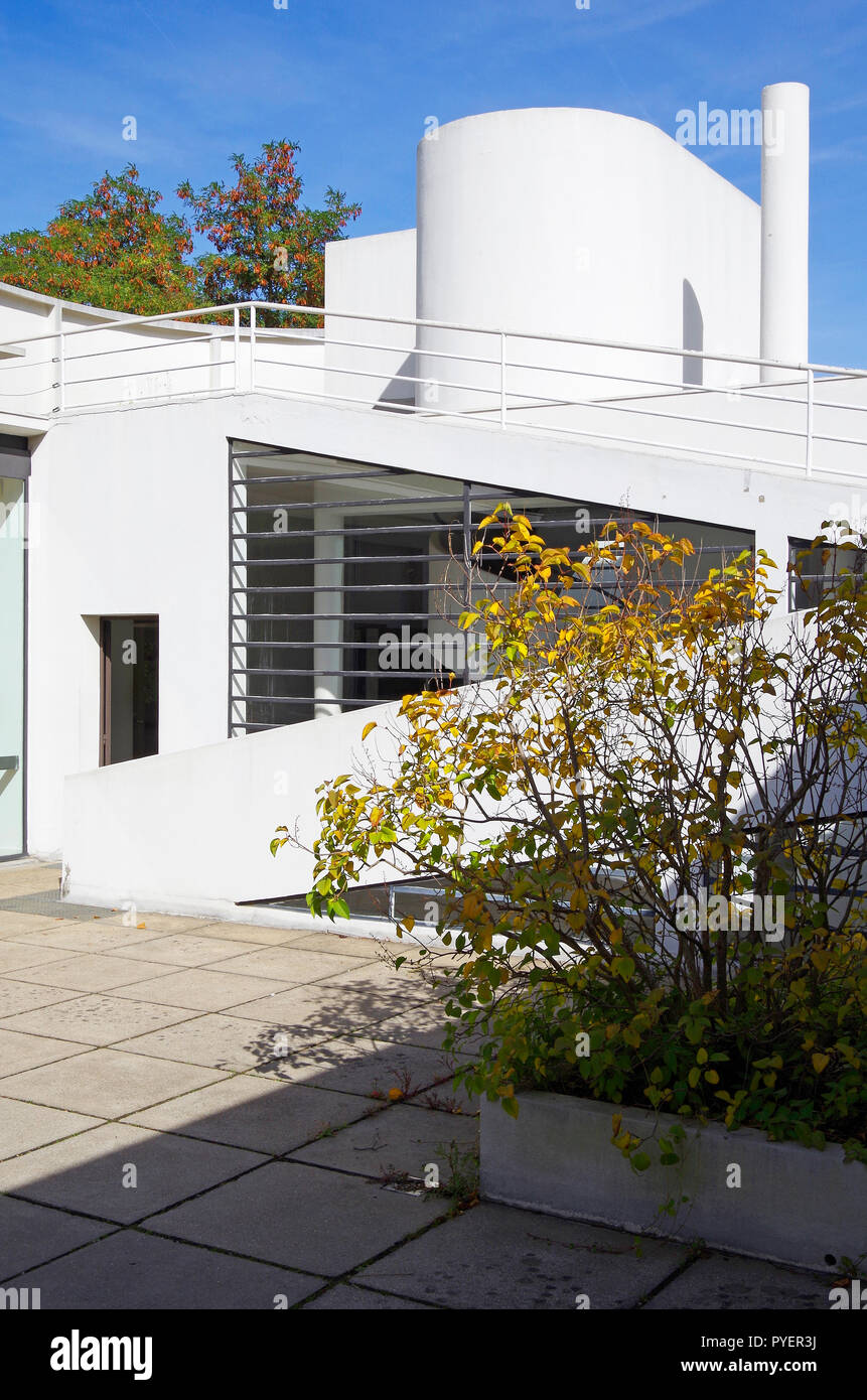 Ramps In Le Corbusier S Iconic Villa Savoye Which Lead From