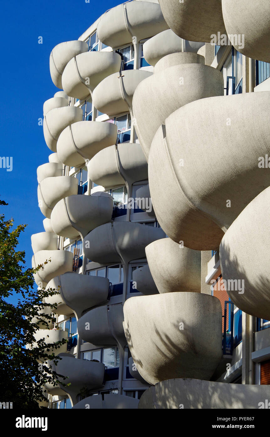 Picture of Les Choux de Creteil, a mostly high-rise housing estate in suburban ...