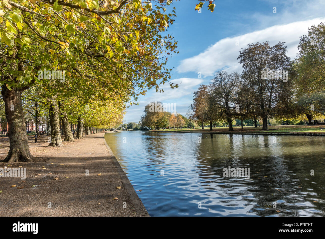 Bedford embankment Stock Photo