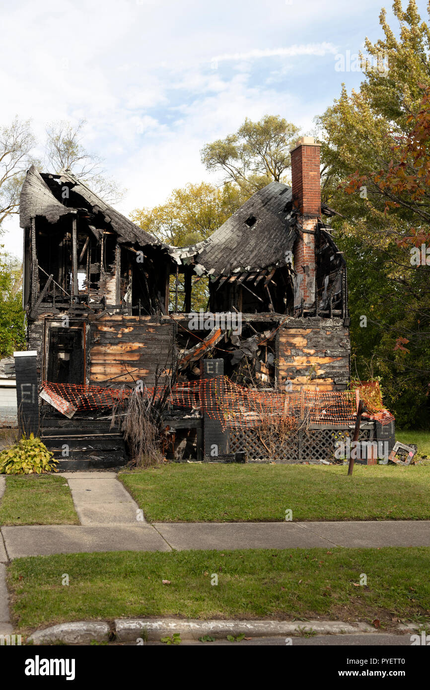 Inner city Detroit, Michigan USA, by James D Coppinger/Dembinsky Photo ...