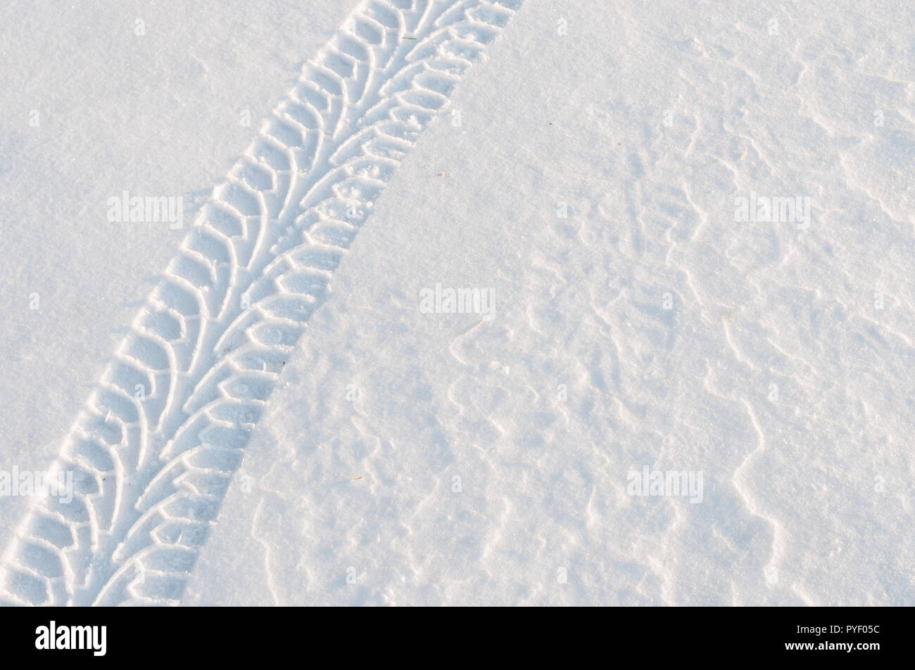 White tire track horizontal hi-res stock photography and images - Alamy