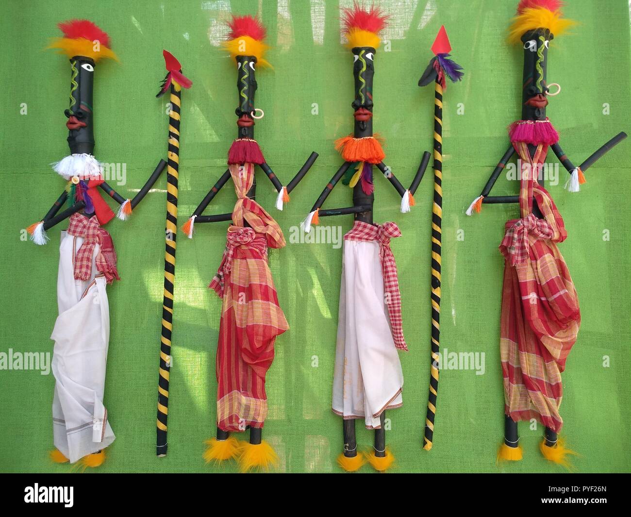 Abstract Artwork. Folk art of Bengal Stock Photo Alamy