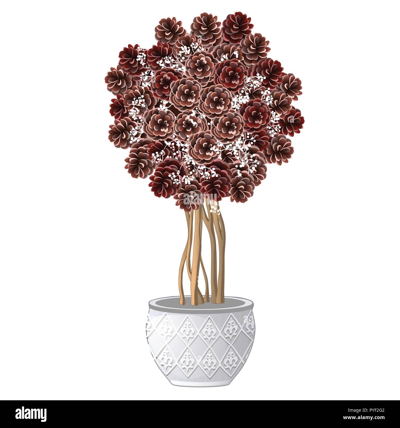 Artificial topiary Stock Vector Images - Alamy