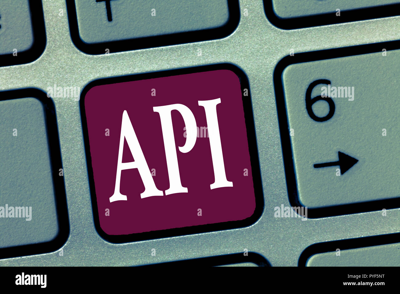 Word writing text Api. Business concept for Tools for building software Computer programming routines protocols. Stock Photo