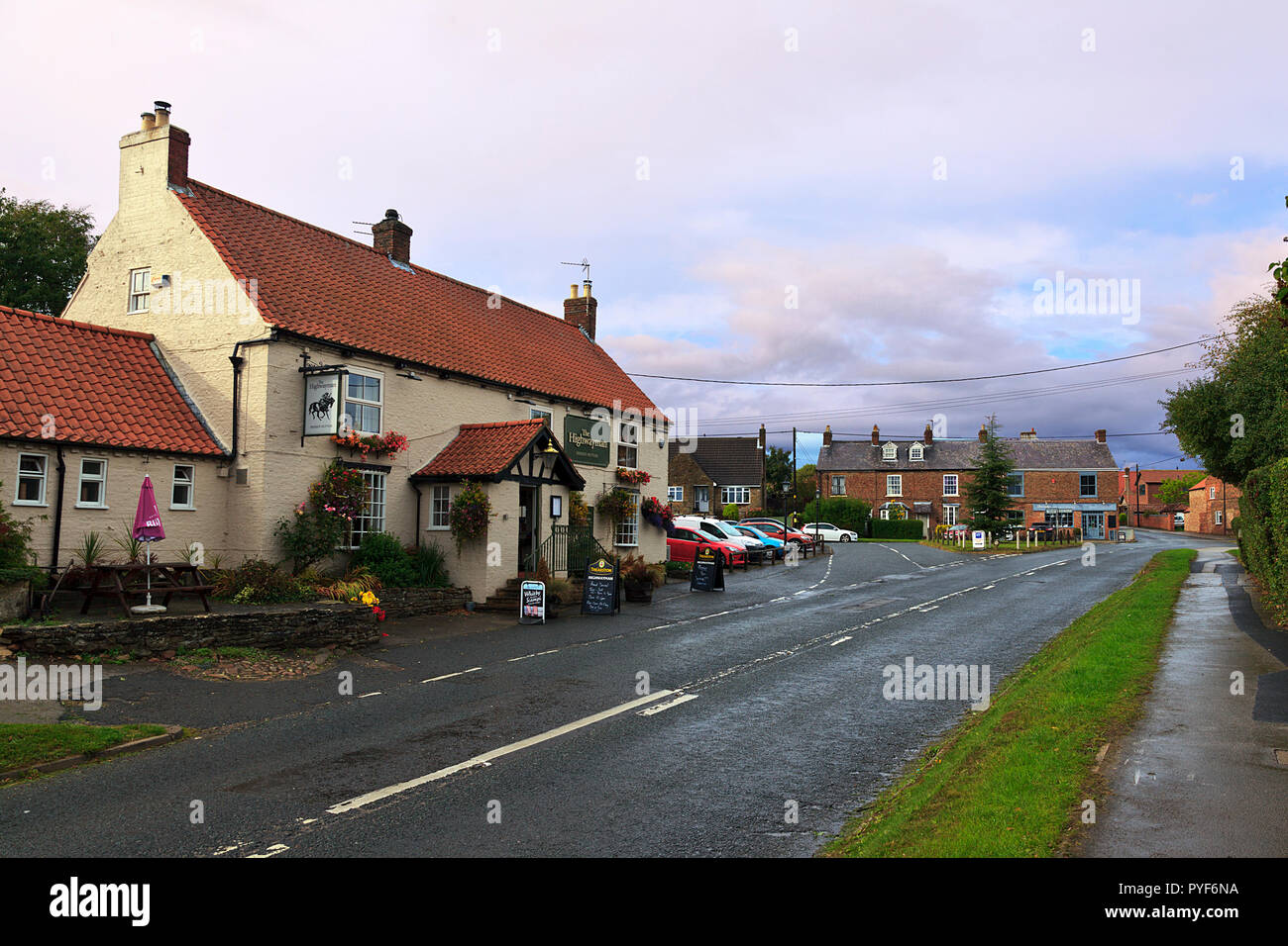 Sheriff Hutton Village near Pickering, North Yorkshire, UK Stock Photo