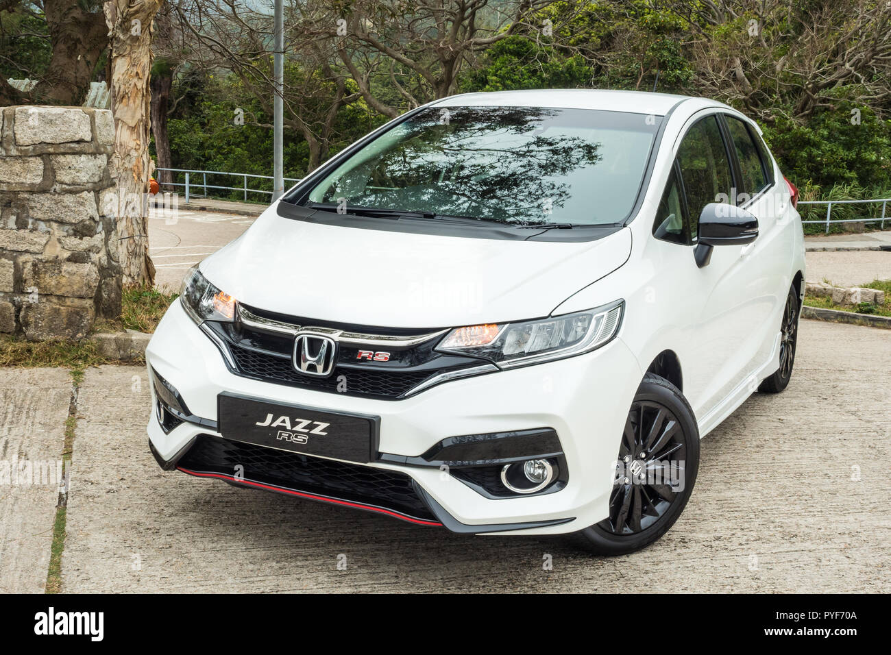 Hong Kong, China Feb 21, 2018 : Honda Jazz RS MT 2018 Test Drive Day feb 21  2018 in Hong Kong Stock Photo - Alamy