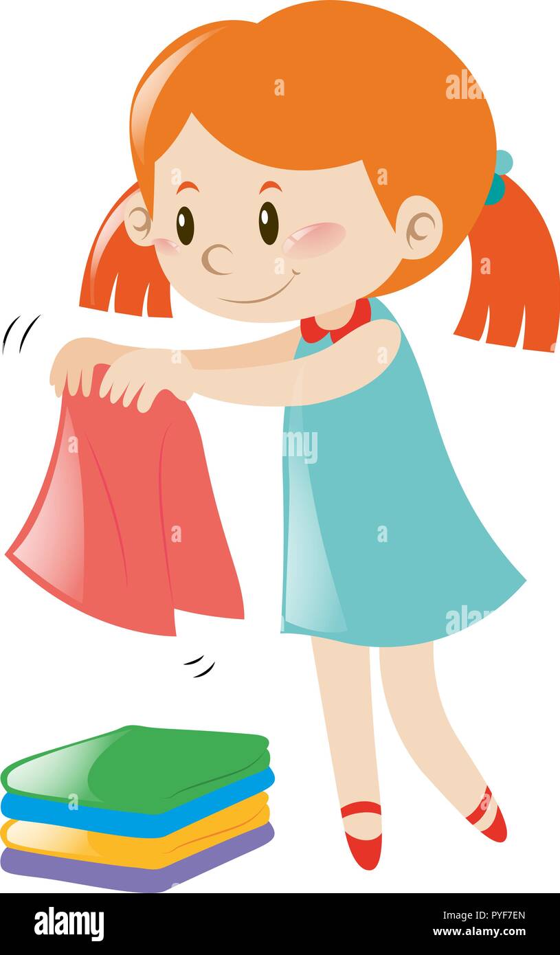 Dress folding Stock Vector Images Alamy