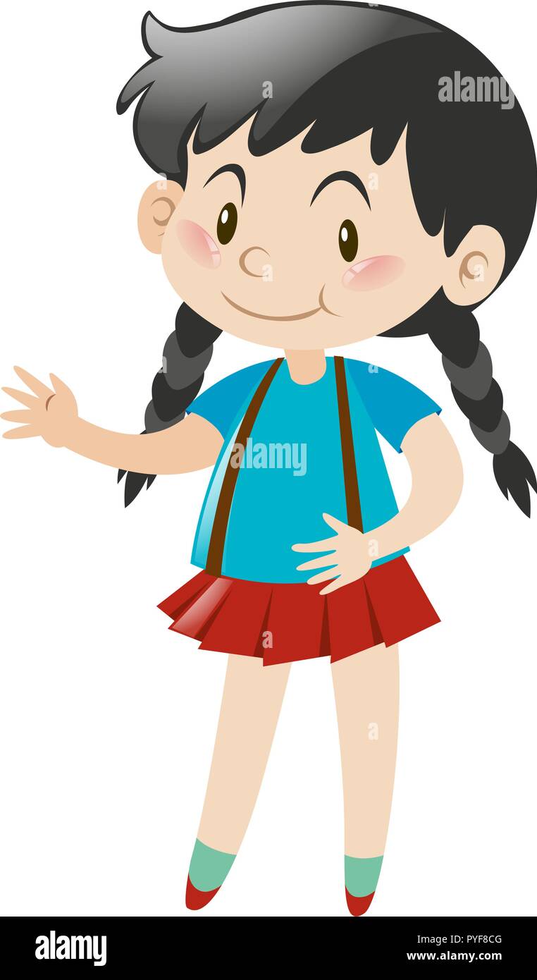 red skirt vector
