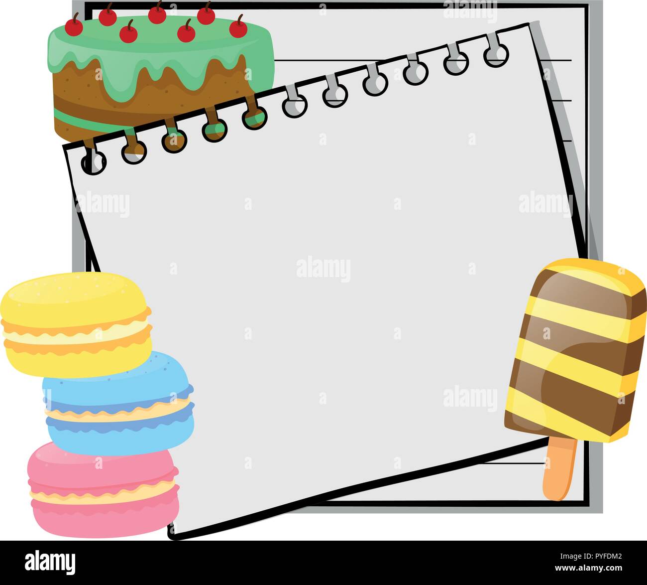 Cake borders clip art outlet