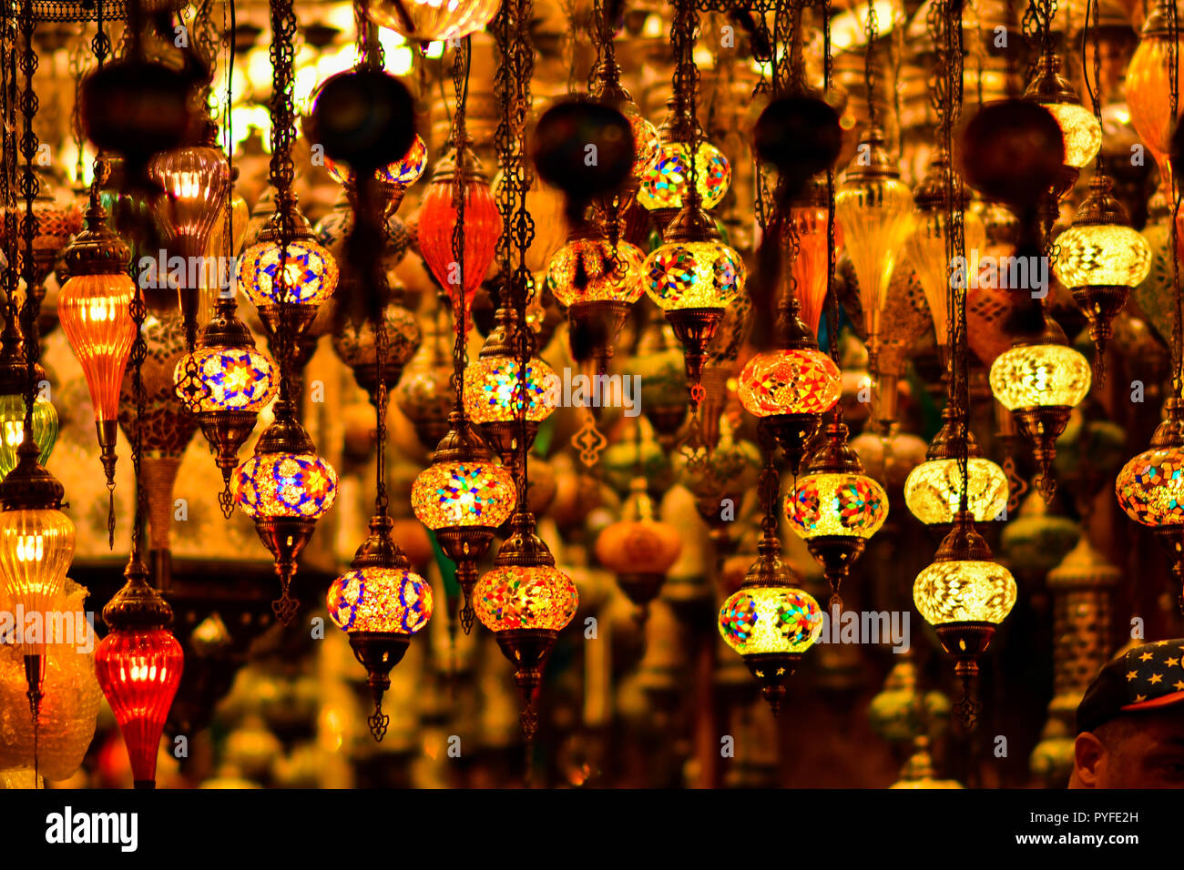 Mosaic lamps hi-res stock photography and images - Alamy