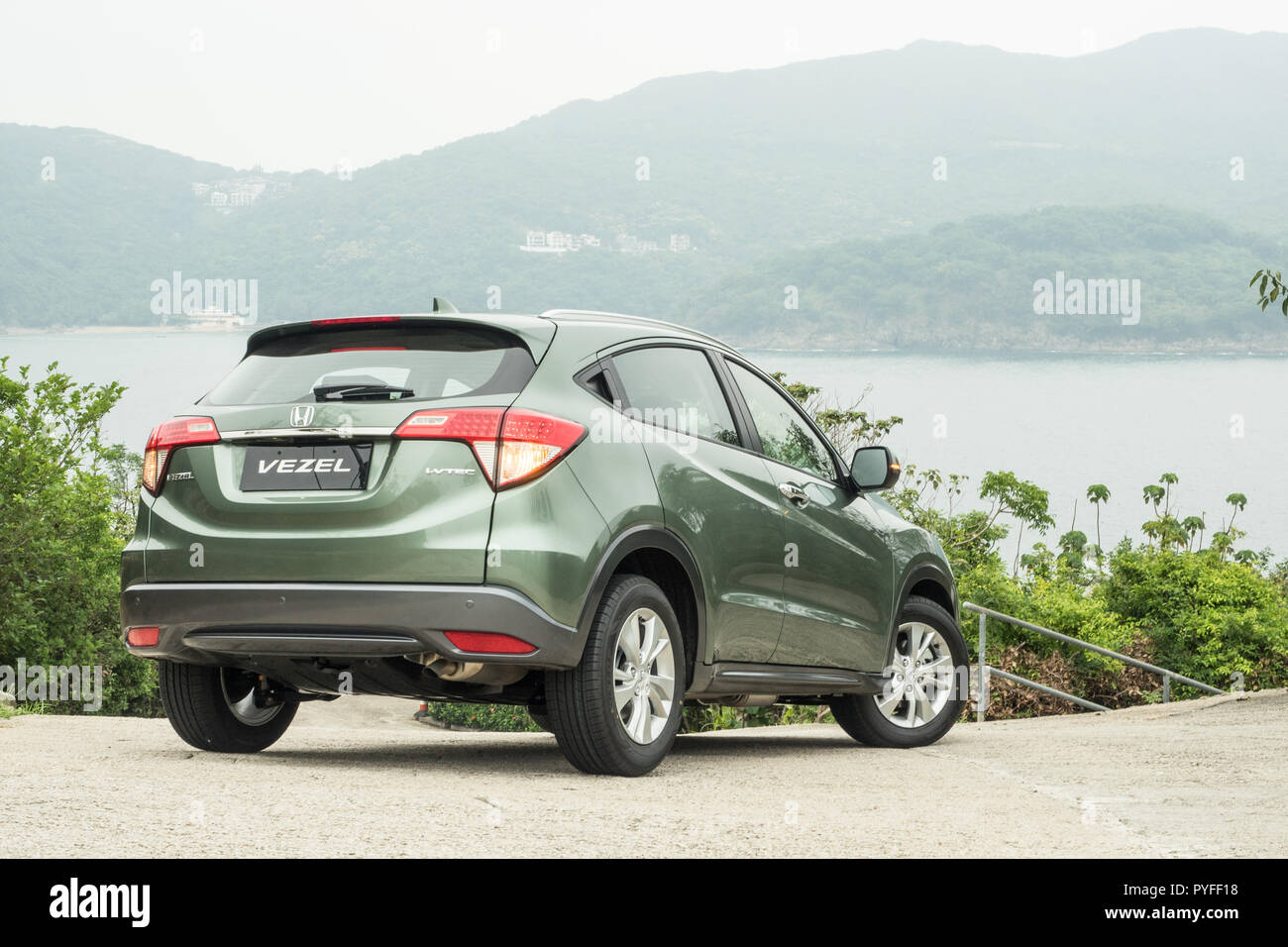 Hong Kong China April 26 18 Honda Vezel 18 Test Drive Day April 26 18 In Hong Kong Stock Photo Alamy