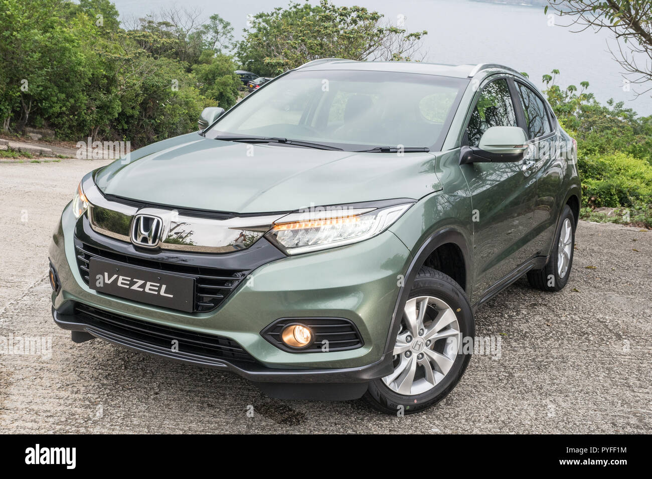 Hong Kong China April 26 18 Honda Vezel 18 Test Drive Day April 26 18 In Hong Kong Stock Photo Alamy
