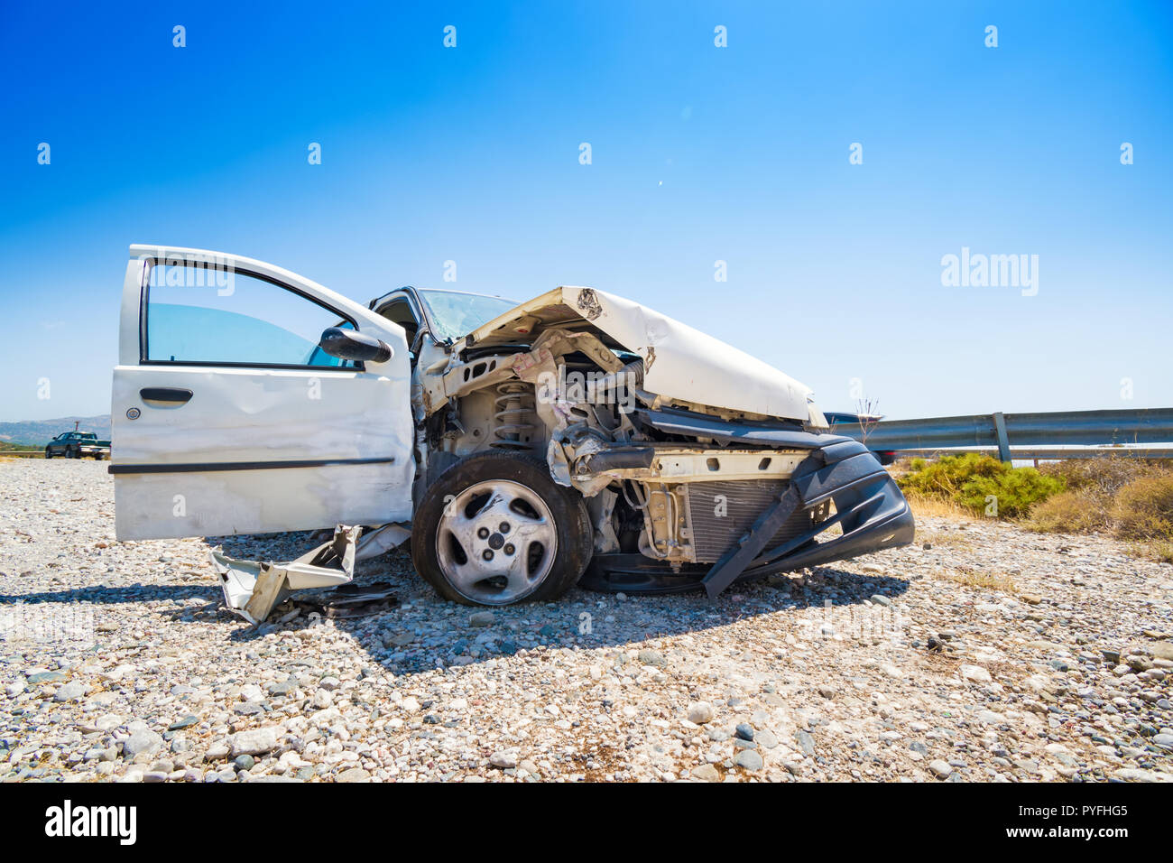 Accident Barrier Stock Photos Accident Barrier Stock Images Alamy