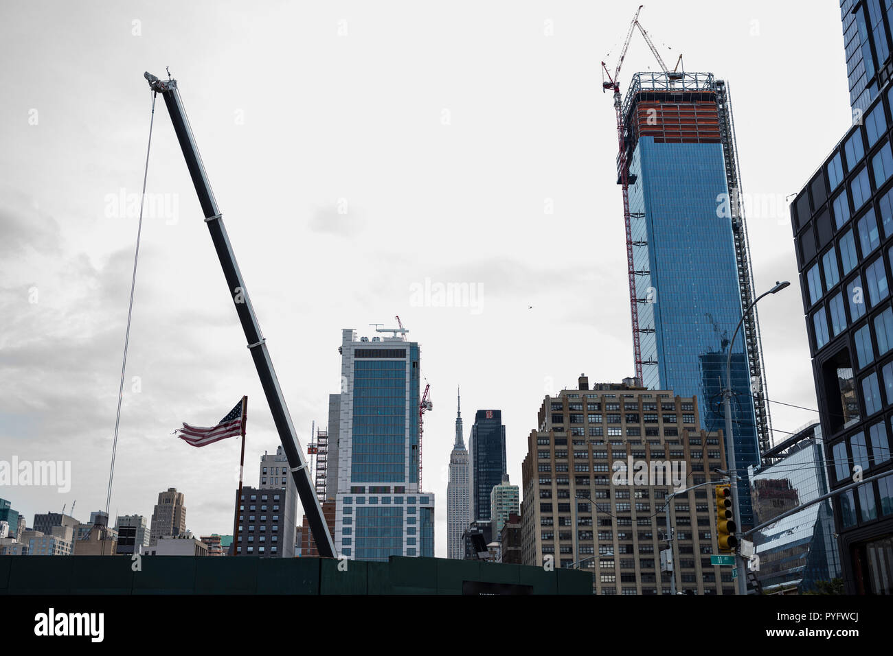 High-rise apartment buildings in the Hell's Kitchen neighborhood ...